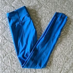 UA Heatgear blue leggings
